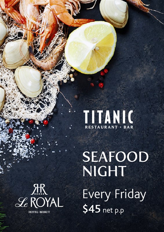 Seafood Night at Titanic Restaurant & Bar